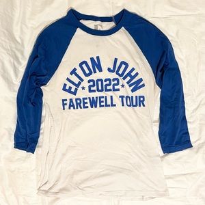 Elton John 2022 Farewell Tour Baseball 3/4 Sleeve T-Shirt